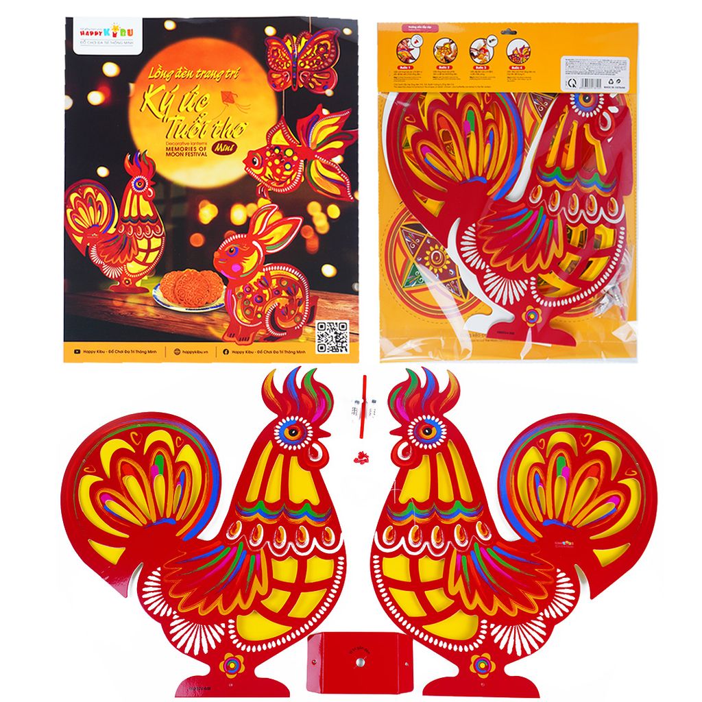 LỒNG ĐÈN TRANG TRÍ KÝ ỨC TUỔI THƠ - GÀ