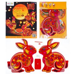 LỒNG ĐÈN TRANG TRÍ KÝ ỨC TUỔI THƠ - THỎ