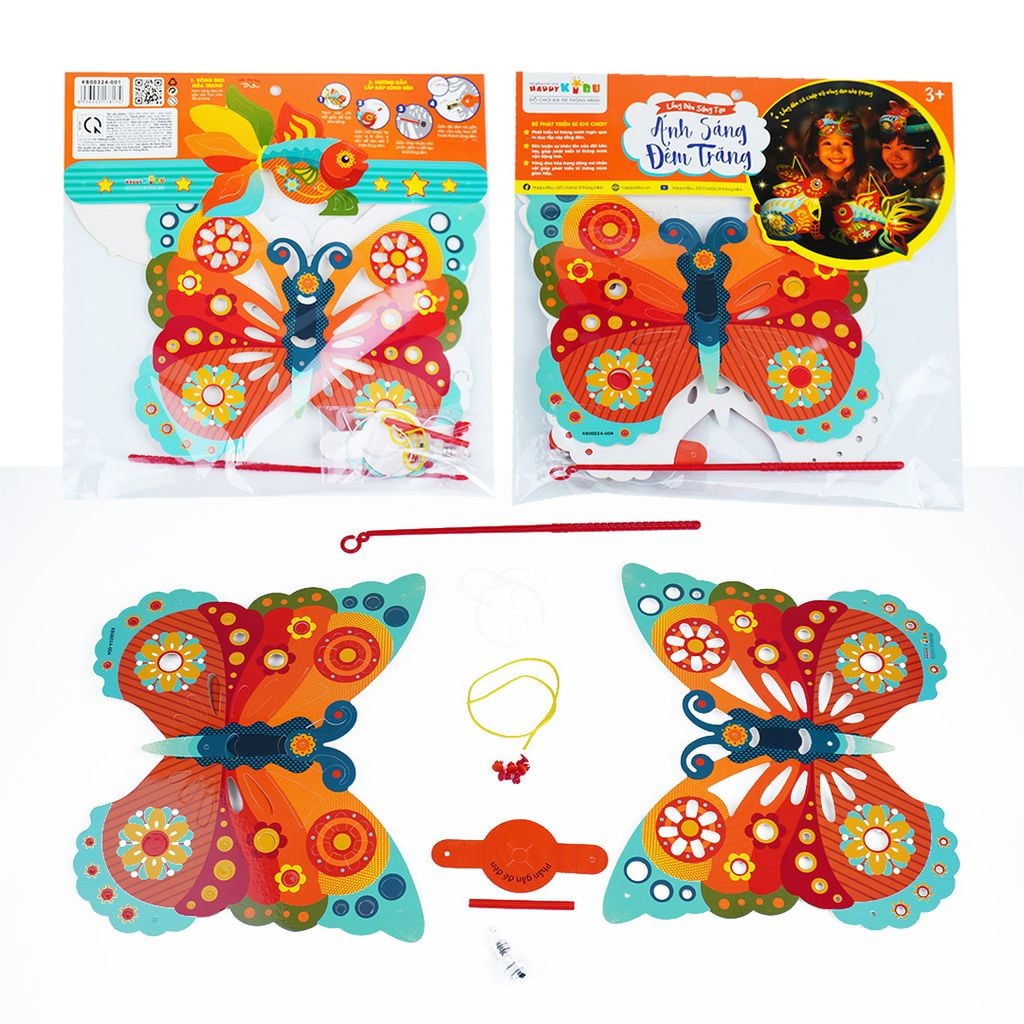 LỒNG ĐÈN SÁNG TẠO ÁNH SÁNG ĐÊM TRĂNG - BƯỚM