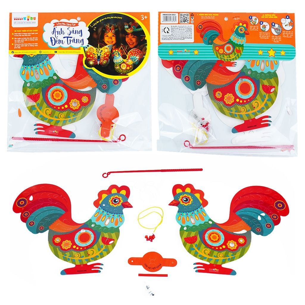 LỒNG ĐÈN SÁNG TẠO ÁNH SÁNG ĐÊM TRĂNG - GÀ