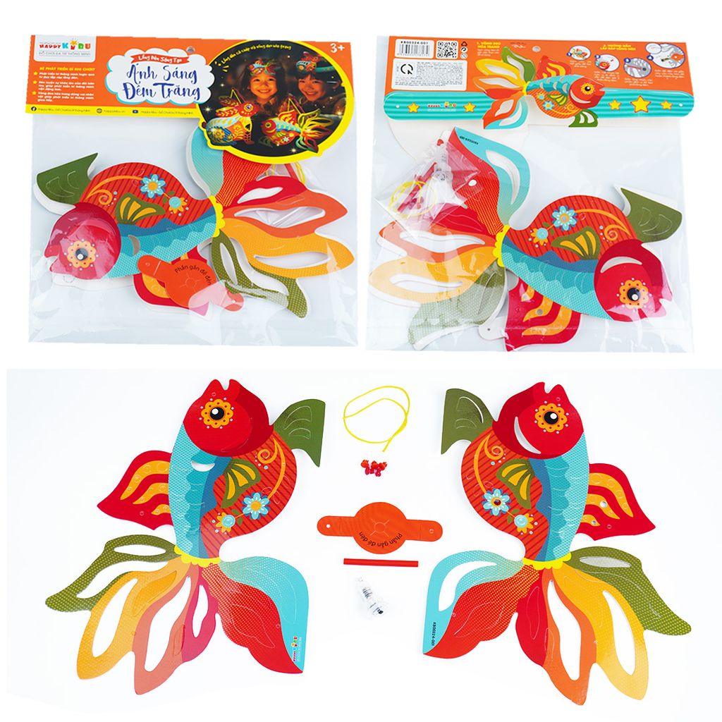 LỒNG ĐÈN SÁNG TẠO ÁNH SÁNG ĐÊM TRĂNG - CÁ