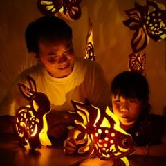 LỒNG ĐÈN TRANG TRÍ KÝ ỨC TUỔI THƠ - CÁ MINI