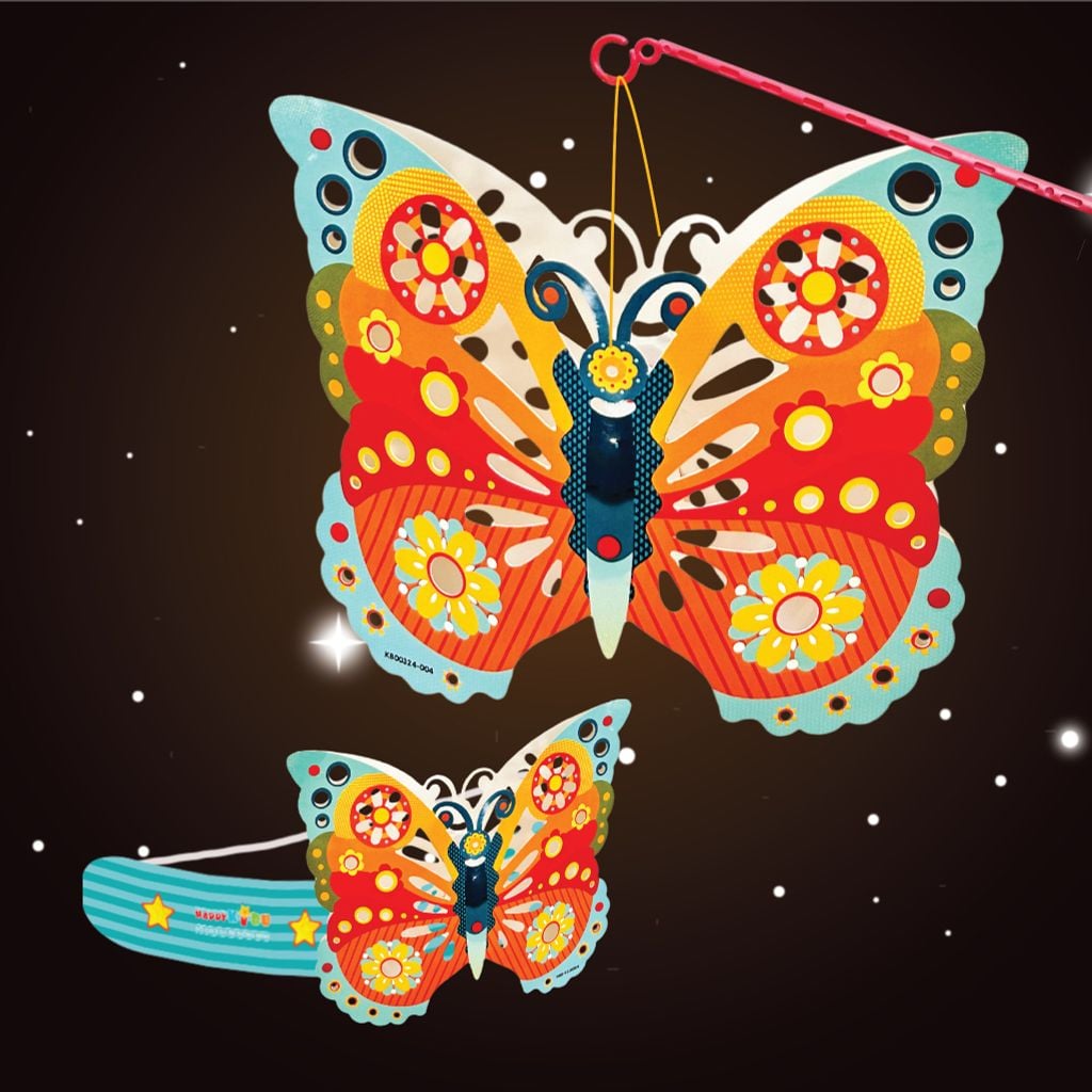 LỒNG ĐÈN SÁNG TẠO ÁNH SÁNG ĐÊM TRĂNG - BƯỚM