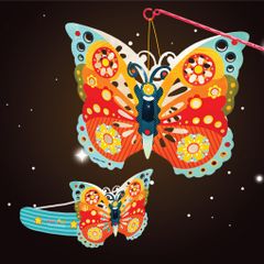 LỒNG ĐÈN SÁNG TẠO ÁNH SÁNG ĐÊM TRĂNG - BƯỚM