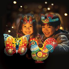 LỒNG ĐÈN SÁNG TẠO ÁNH SÁNG ĐÊM TRĂNG - GÀ