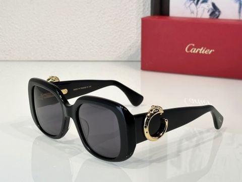Kính nữ Cartier* gọng logo báo vàng đẹp sang VIP 1:1 chất lượng hàng đầu