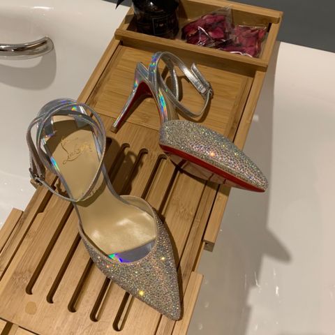 Giày cao gót Louboutin* đính đá đẹp sang loại 6,5cm 8,5cm 9,5cm