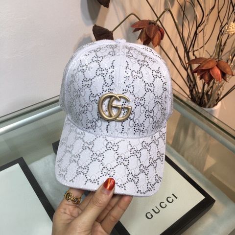 Mũ GUCCI nam nữ đính đá hình logo đẹp