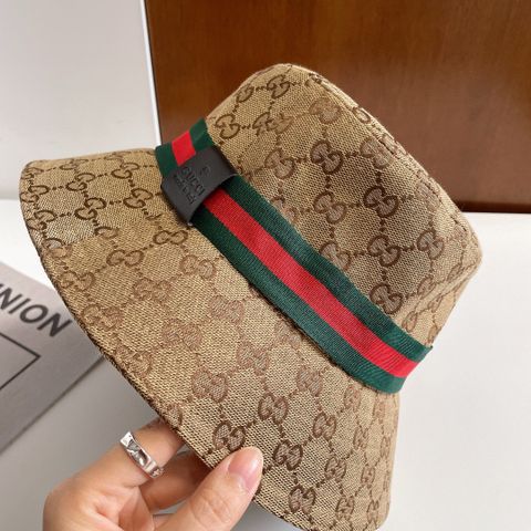 Mũ tai bèo GUCCI* hoạ tiết logo sọc màu đỏ xanh đẹp cao cấp