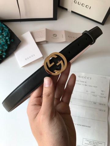 Belt nữ GUCCI* bản 2,5cm da bò ly đẹp cao cấp