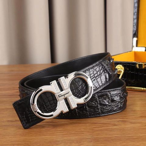 Belt nam da lưng cá sấu bản 3,8cm hàng cao cấp