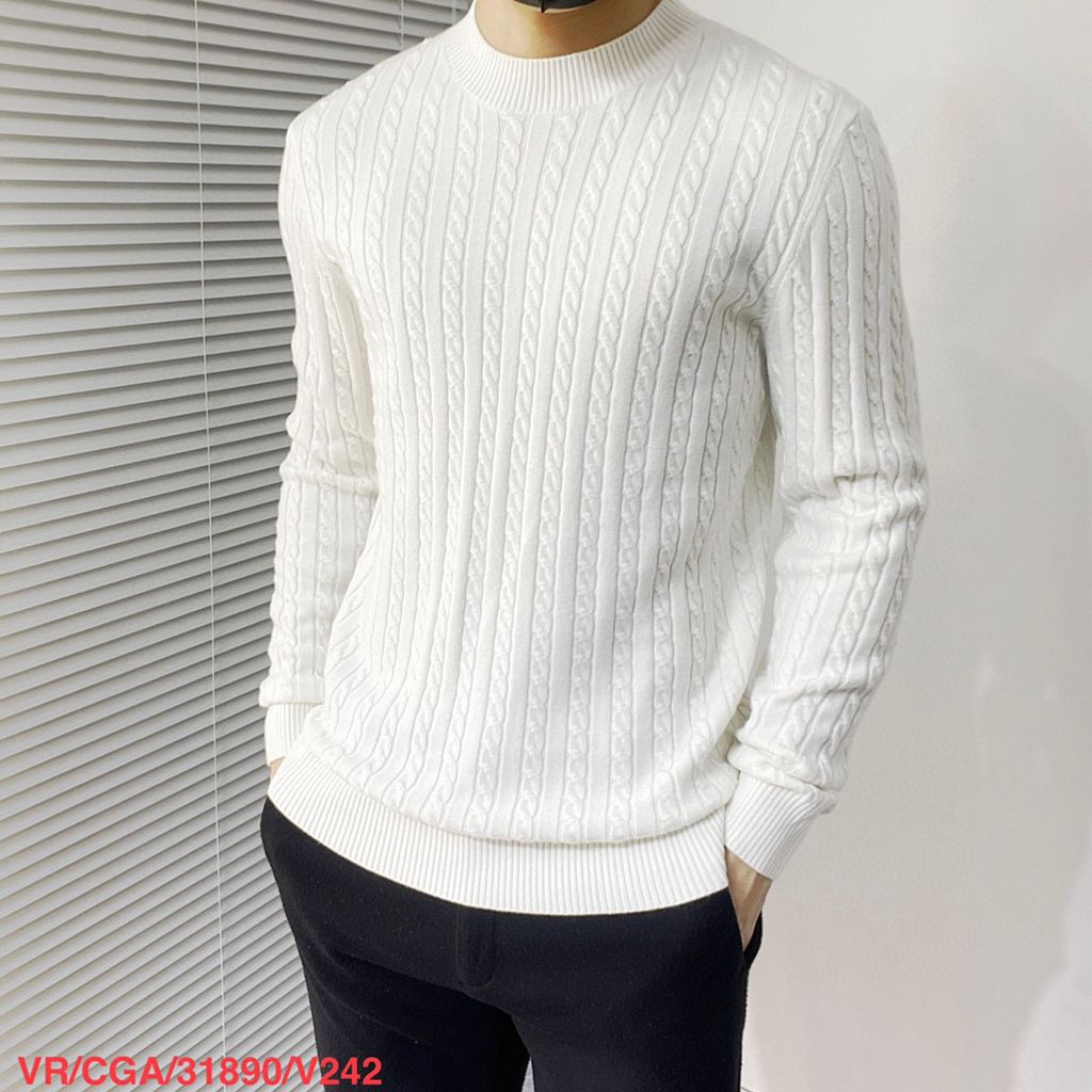 Chân váy len túi ốp vặn thừng Grey