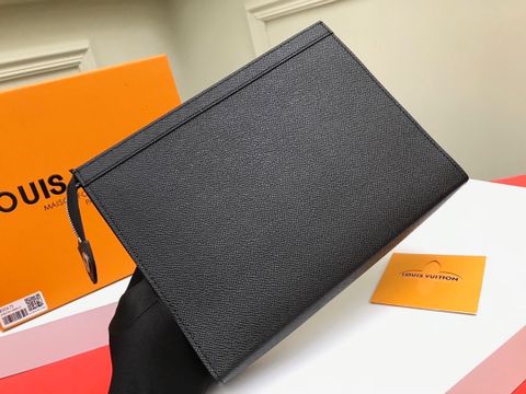 Clutch LV nam nữ da nhám đẹp cao cấp 27cm