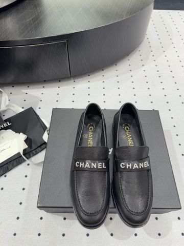 Giày nữ Loafer CHNEL* da bò cao cấp