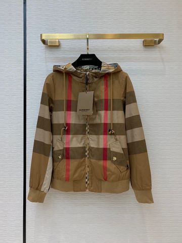 Áo khoác nữ có mũ Burberry* kẻ đẹp SIÊU CẤP size S-XL SIÊU CẤP