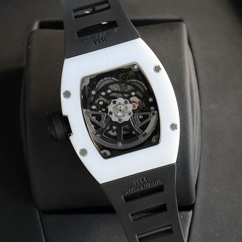 Đồng hồ nam RICHARD* MILLE* thể thao lộ cơ dây cao su đẹp độc nhiều màu VIP 1:1