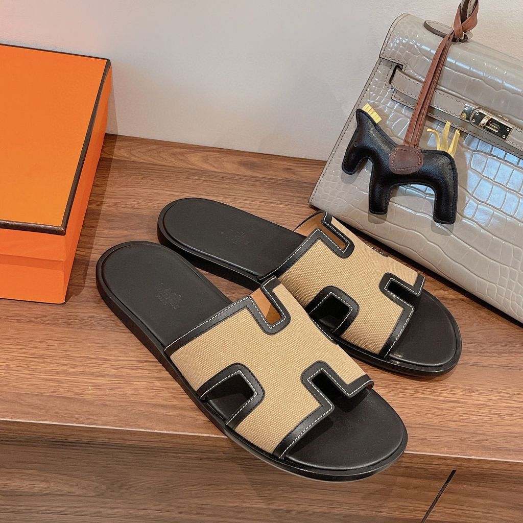 DÉP NAM HERMES* LIKE AUTH 1:1 QUAI VẢI LÓT DA BÊ XỊN ĐẸP