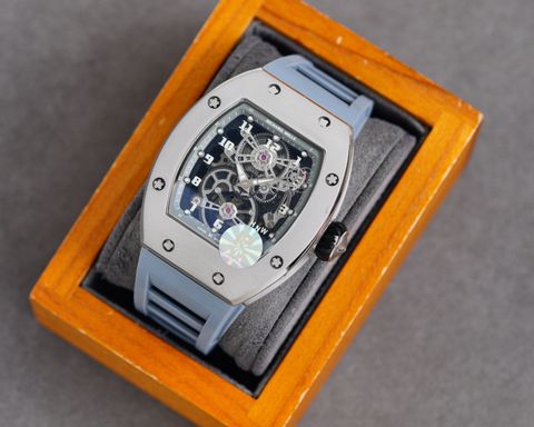 Đồng hồ nam RICHARD* MILLE* máy lộ cơ dây cao su SIÊU CẤP