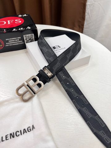 Belt nam nữ Balenciaga* dây hoạ tiết Logo Dây da sử dụng được cả hai mặt đẹp và tiện lợi