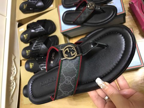 dép gucci nam da đẹp