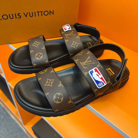 Sandal nam LV* quai hoạ tiết Monogram cao cấp