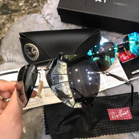 kính Rayban khoan ko viền hàng hot cực sang nam hay nữ đều đeo đc