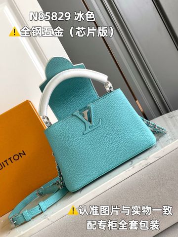 Túi xách nữ L*V Capucines VIP 1:1 màu xanh Ngọc siêu đẹp