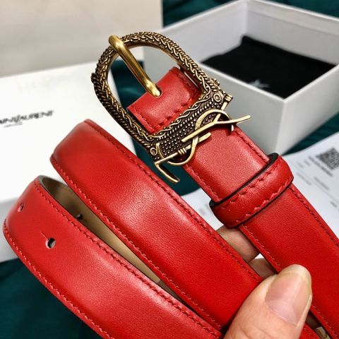 Belt nữ ysl bản 2,5cm mặt logo kiểu mới đẹp sang cao cấp