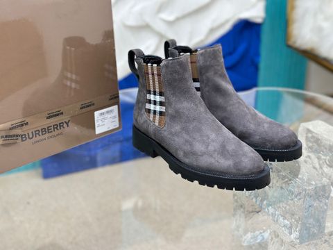 Boot Burberry* da lộn phối kẻ đẹp SIÊU CẤP