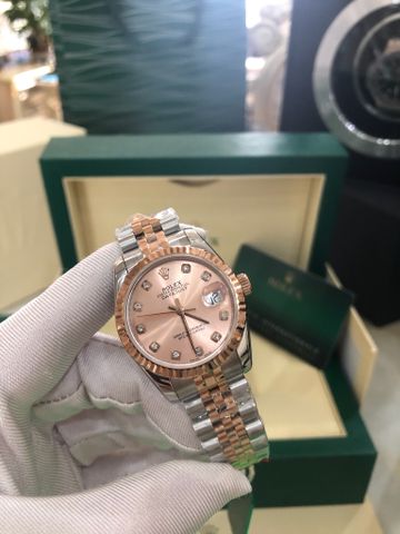 Đồng hồ nữ rolex* dây kim loại case 31mm VIP 1:1