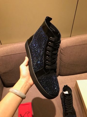 Giày Louboutin* nam nữ cao cổ đính full đá đẹp độc cao cấp