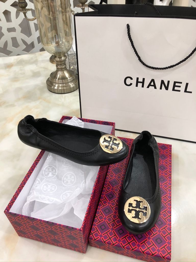 Giày bệt Tory Burch logo vàng da bò đế mềm đẹp cao cấp 1100k #hàngvề – lien  fashion