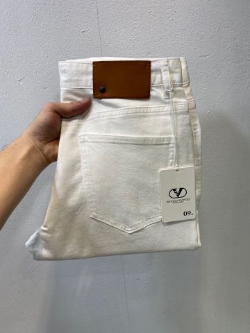 Quần jeans nam VALENTINO* màu trắng đẹp SIÊU CẤP