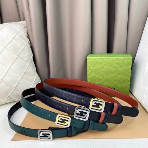 Belt GUCCI* nam nữ da bò cao cấp bản nhỏ 3.0cm