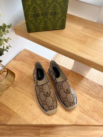 Giày slip on nữ GUCCI* đế cói hoạ tiết đẹp độc SIÊU CẤP