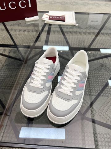 Giày thể thao nam nữ GUCC* da bò phối màu đẹp cao cấp