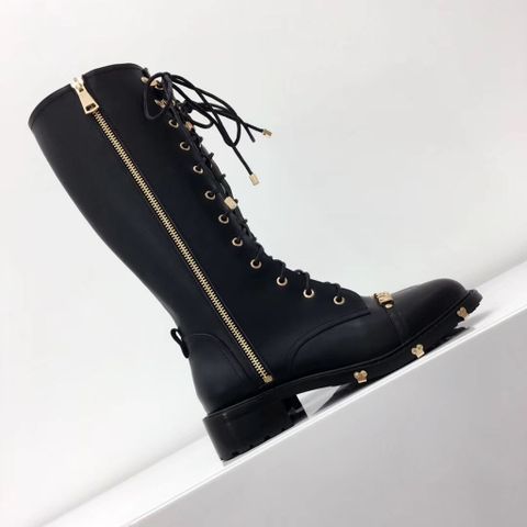 Boot nữ moschino cổ cao dưới gối đẹp độc cao cấp