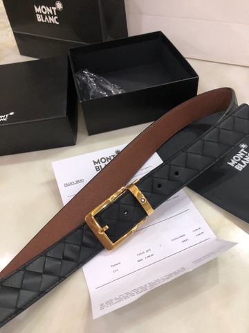 Belt nam Mont* Blanc* dây da bò đan đẹp lịch lãm SIÊU CẤP