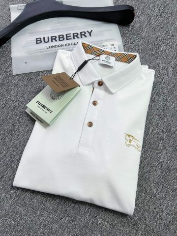 Áo phông nam có cổ BURBERRY* cổ nẹp kẻ ngực logo đẹp cao cấp