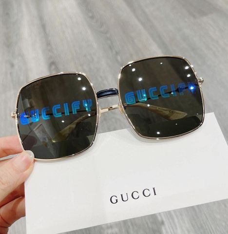 Kính nữ GUCCI* mắt vuông in chữ hàng độc