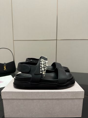 Sandal giày nữ đính đá lấp lánh JIMMY* CHOOO*