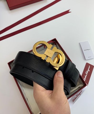 Belt nam SALVATORE* bản 3,5cm dây da nhám đẹp