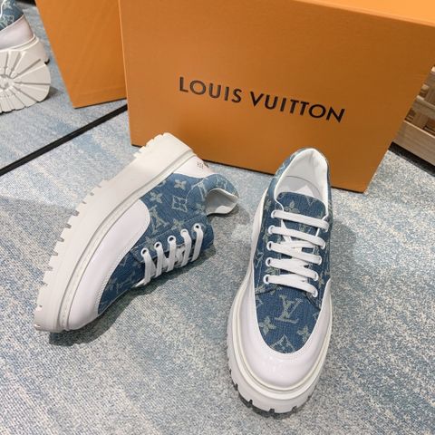 Sneaker LV* nam hoạ tiết Monogram đế 4,5cm kiểu đẹp