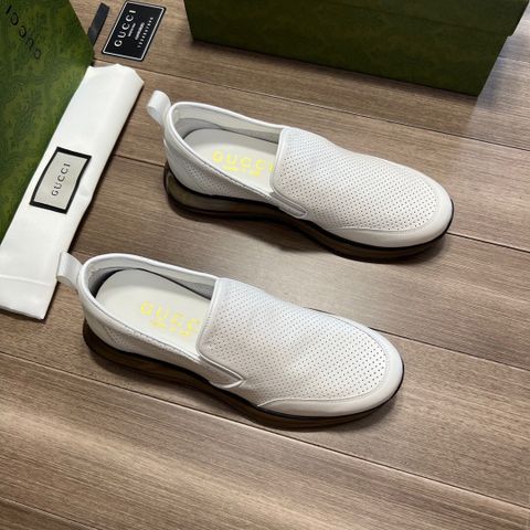 Giày slip on nam GUCCI* SIÊU CẤP da bò có nhiều màu đẹp