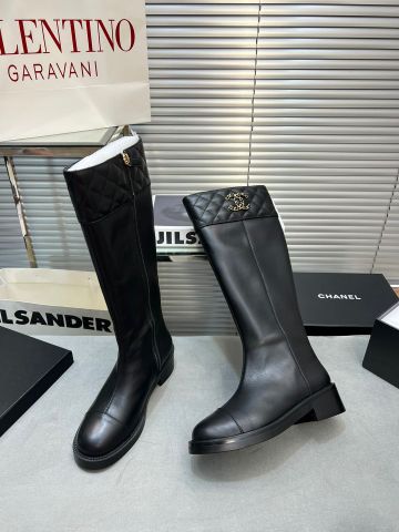 Boot chanel* cổ cao gần gối VIP 1:1