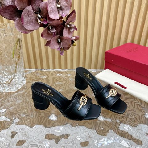 Dép Cao gót VALENTINO* cao 7cm da bò dáng đẹp sang VIP 1:1 chất lượng hàng đầu