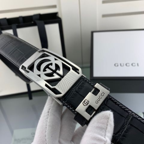 Belt nam GUCCI vân cá sấu 3,5cm