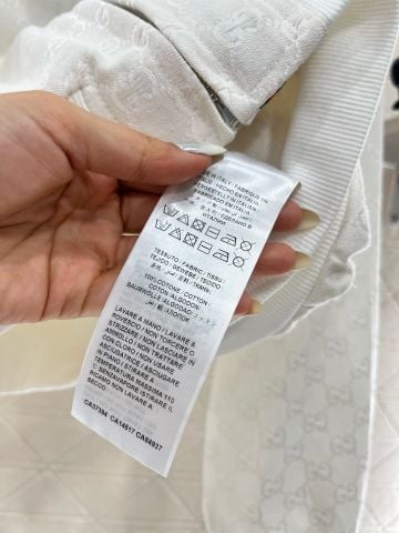 Bộ thể thao nữ GUCC* màu trắng hoạ tiết logo cao cấp