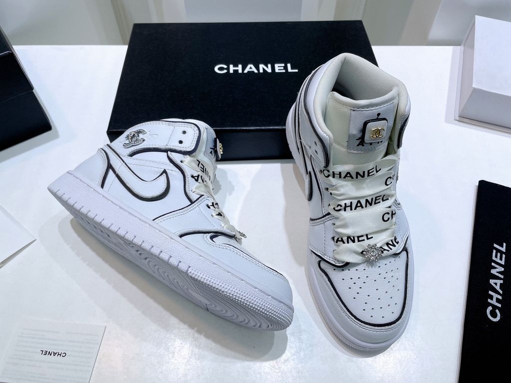 Giày thể thao nữ cao cổ chanel* x nike mẫu mới hàng VIP 1:1 cực đẹp độ – lien fashion Giày thể thao nữ cao cổ chanel* x nike mẫu mới hàng VIP 1:1 cực đẹp độ – lien fashion