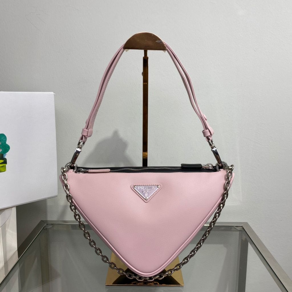 Túi xách nữ PRADA* tam giác đôi set 2 món mix 2 màu dùng đc nhiều ...